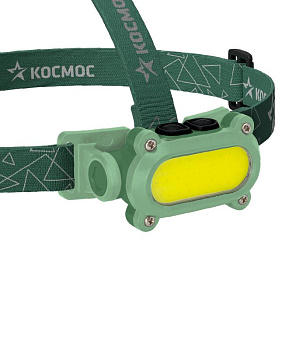 Фонарь аккумуляторный налобный 7Вт COB LED+красн. Li-ion 18650 1200мА.ч корпус ABS-пластик USB-шнур type C регулируемый эласт. ремешок КОСМОС KOC503Lit Фонарь аккумуляторный налобный 7Вт COB LED+красн. Li-ion 18650 1200мА.ч корпус ABS-пластик USB-шнур type C регулируемый эласт. ремешок КОСМОС KOC503Lit
