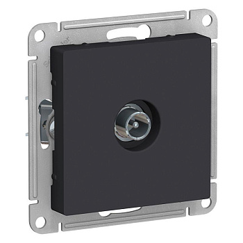 Механизм розетки TV проходной AtlasDesign 4DB карбон SchE ATN001092 Механизм розетки TV проходной AtlasDesign 4DB карбон SchE ATN001092