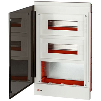 Щит распределительный со слаботочным отсеком MultiBox bs-24f встраиваемый пластиковый 24 модуля IP40 Эра Б0059317 