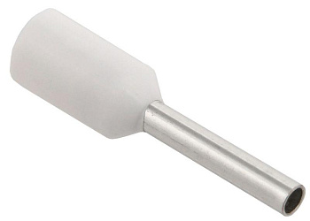 Наконечник-гильза Е7508 0.75кв.мм бел. (уп.20шт) IEK UGN10-4-C75-02-08
