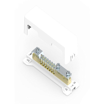 Шина уравнивания потенциалов 10х4-25кв.мм 1х50кв.мм 1х4х30мм с пласт. опорой DKC NE1001 Шина уравнивания потенциалов 10х4-25кв.мм 1х50кв.мм 1х4х30мм с пласт. опорой DKC NE1001