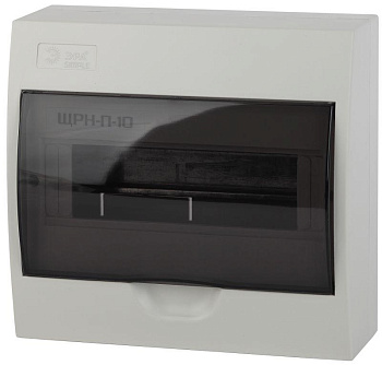 Бокс ЩРН-П-10 мод. навесной пластик IP41 SIMPLE NO-box_simple-plastic_10_surface ЭРА Б0041524  Бокс ЩРН-П-10 мод. навесной пластик IP41 SIMPLE NO-box_simple-plastic_10_surface ЭРА Б0041524