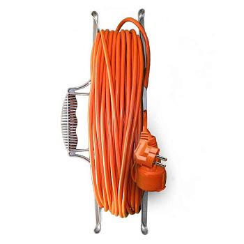 Удлинитель-шнур на рамке 1х40м с заземл. 10А IP54 УШ-10 ПВС 3х0.75 розетки с защ. крышкой UNIVersal 9632025