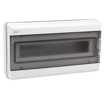 Бокс модульный накладной PDB/W 3018 GR (ЩРН-ПГ-18) IP65 пластик. Pro JazzWay 5072022 