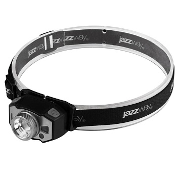 Фонарь налобный AccuH1-L5WZ-bk zoom 5Вт LED + 2хRED SMD IP54 аккумулятор 800мА.ч 5 режимов: 100проц. 180лм 3.5ч/50проц. 110лм 5.5ч/30проц. 65лм 15ч/красн. 28ч/мигающ. красн. 12ч управл. жестами черн./сер. JazzWay 5036642 Фонарь налобный AccuH1-L5WZ-bk zoom 5Вт LED + 2хRED SMD IP54 аккумулятор 800мА.ч 5 режимов: 100проц. 180лм 3.5ч/50проц. 110лм 5.5ч/30проц. 65лм 15ч/красн. 28ч/мигающ. красн. 12ч управл. жестами черн./сер. JazzWay 5036642