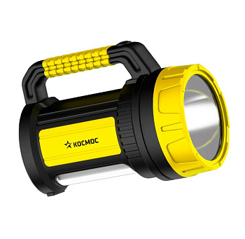 Фонарь светодиодный аккум. 5W LED 3 режима  бок. панель 10Вт зарядное устройство 220/12В КОСМОС KOCAc2005W_Ex Фонарь светодиодный аккум. 5W LED 3 режима  бок. панель 10Вт зарядное устройство 220/12В КОСМОС KOCAc2005W_Ex