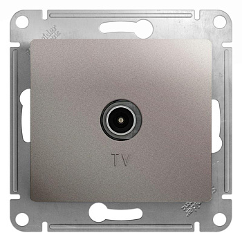 Механизм розетки TV Glossa оконечной 1DB платина SchE GSL001291 Механизм розетки TV Glossa оконечной 1DB платина SchE GSL001291