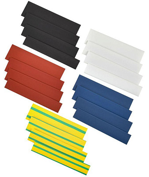 Набор трубок термоусадочных тонкостен. ТТУ 8/4; 10/5; 12/6; 14/7 (ЖЗ; С; К; Ч) 20х8см разноцвет. IEK UDRS-D8-D14-10-1 Набор трубок термоусадочных тонкостен. ТТУ 8/4; 10/5; 12/6; 14/7 (ЖЗ; С; К; Ч) 20х8см разноцвет. IEK UDRS-D8-D14-10-1