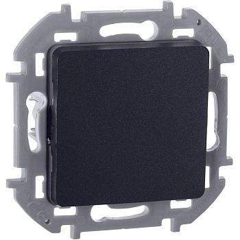 Механизм выключателя 1-кл. Inspiria 10А IP20 250В 10AX антрацит Leg 673603