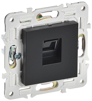 Розетка компьютерная RJ45 кат.5E SKANDY SK-K01Bl черн. IEK SK-K10-1-K02 Розетка компьютерная RJ45 кат.5E SKANDY SK-K01Bl черн. IEK SK-K10-1-K02