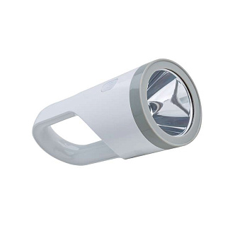 Фонарь аккум. 5Вт LED + 19Вт LED 3.7В 1800мА.ч USB шнур КОСМОС KOSAccu9105W_pearl Фонарь аккум. 5Вт LED + 19Вт LED 3.7В 1800мА.ч USB шнур КОСМОС KOSAccu9105W_pearl
