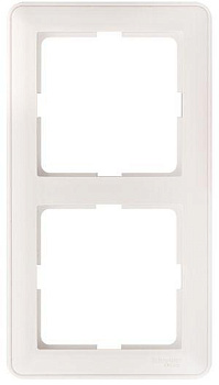Рамка 2-м W59 бел. SchE KD-2-18 (КД-2-18)