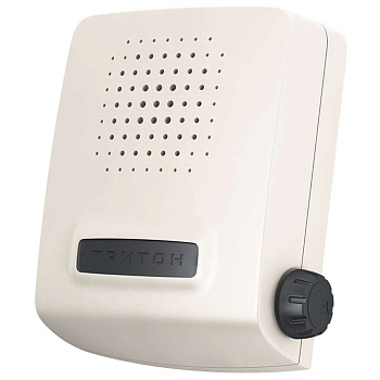 Звонок проводной Сверчок тройной ди-до регул. громкости 220В 80-90дБА бел. Тритон СВ-02Р 