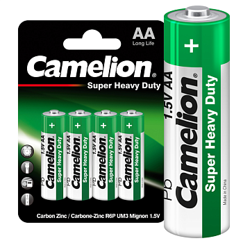 Элемент питания солевой R R6 BL-4 (блист.4шт) Camelion 1669