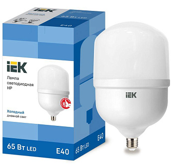 Лампа светодиодная HP 65Вт 230В 6500К E40 IEK LLE-HP-65-230-65-E40 Лампа светодиодная HP 65Вт 230В 6500К E40 IEK LLE-HP-65-230-65-E40