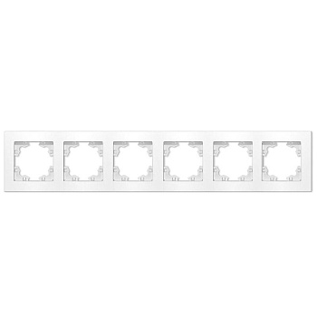 Рамка 6-м Афина универс. бел. Universal A1043