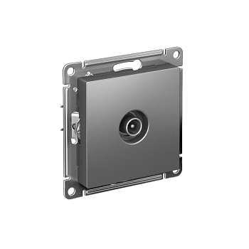 Розетка телевизионная TV AtlasDesign коннектор механизм сталь SchE ATN000993