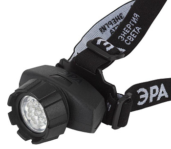 Фонарь GB-602 налобный 7хLED 3хAAA 4 реж. черн. блист. ЭРА Б0031382 Фонарь GB-602 налобный 7хLED 3хAAA 4 реж. черн. блист. ЭРА Б0031382