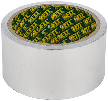Лента алюминиевая клейкая 50ммх10м FIT 11671 Лента алюминиевая клейкая 50ммх10м FIT 11671