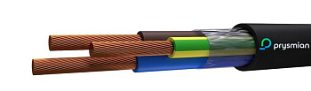 Провод ПВС 3х1.5 Ч ПЭТ-ПЛЕНКА (бухта) (м) РЭК-PRYSMIAN 2503040101