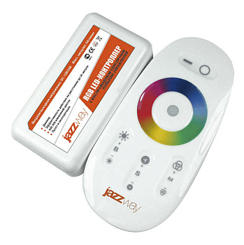 Контроллер RGB PRC-4000HF WH 12/24В 216/432Вт бел. JazzWay 1007957 Контроллер RGB PRC-4000HF WH 12/24В 216/432Вт бел. JazzWay 1007957