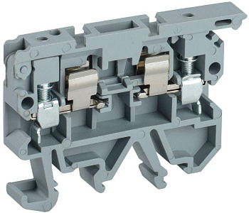 Клемма винтовая КВИ-4-П с держат. предохр. 5х20 сер. IEK YZN30-004F-K02 Клемма винтовая КВИ-4-П с держат. предохр. 5х20 сер. IEK YZN30-004F-K02