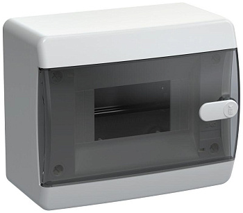 Корпус пластиковый ЩРН-П-6 IP41 черн. прозр. дверь UNION Compact IEK UIC-KP12-N-06-41-K01  Корпус пластиковый ЩРН-П-6 IP41 черн. прозр. дверь UNION Compact IEK UIC-KP12-N-06-41-K01
