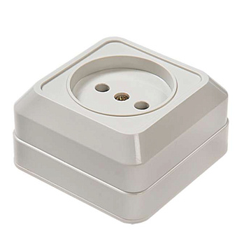 Розетка 1-м ОП Bolleto 7022 16А IP20 бел. ASD / IN HOME 4680005959785 Розетка 1-м ОП Bolleto 7022 16А IP20 бел. ASD / IN HOME 4680005959785