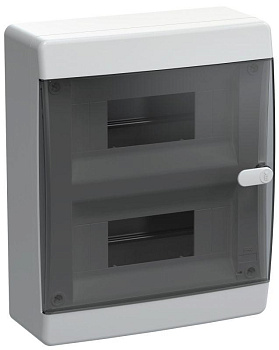 Корпус пластиковый ЩРН-П-18 IP41 черн. прозр. дверь UNION Compact IEK UIC-KP12-N-18-41-K01  Корпус пластиковый ЩРН-П-18 IP41 черн. прозр. дверь UNION Compact IEK UIC-KP12-N-18-41-K01