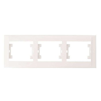 Рамка 3-м Defne горизонт. бел. Makel 42001703