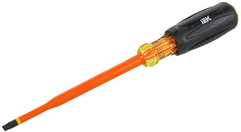 Отвертка диэлектрическая SLIM SL6.5х150 Т3 ARMA2L 5 IEK A2L5-SC31-T3-SL-65-150 Отвертка диэлектрическая SLIM SL6.5х150 Т3 ARMA2L 5 IEK A2L5-SC31-T3-SL-65-150