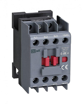 Контактор КМ-102 6А 220В/230В AC3 AC4 1НО DEKraft 22061DEK