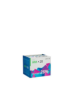 Элемент питания алкалиновый LR LR03 (уп.20шт) Космос KOCLR0320BOX Элемент питания алкалиновый LR LR03 (уп.20шт) Космос KOCLR0320BOX