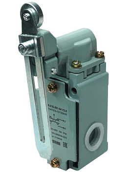 Выключатель путевой ВП15К-21Б-291-54 У2.8 рычаг с роликом регулируемый по длине прямого действия IP54 Электротехник ET004429