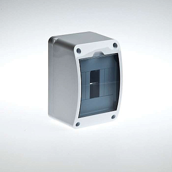 Бокс ОП Тусо 4мод. IP40 бел./прозр. двер. Рувинил 68304 