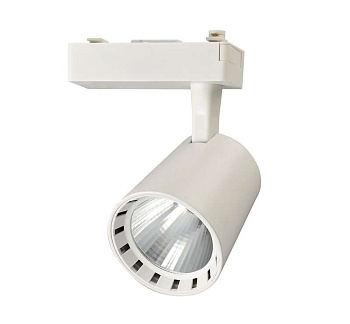 Светильник светодиодный PTR 0315 15Вт 4000К IP40 24град. трековый WH бел. JazzWay 5010574 Светильник светодиодный PTR 0315 15Вт 4000К IP40 24град. трековый WH бел. JazzWay 5010574
