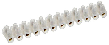 Колодка клеммная полиэтилен ЗВИ-30 6-16кв.мм 12пар ПВХ IEK UZV1-030-10 Колодка клеммная полиэтилен ЗВИ-30 6-16кв.мм 12пар ПВХ IEK UZV1-030-10