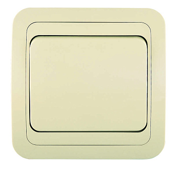 Выключатель 1-кл. СП Mimoza 10А IP20 крем./крем. Makel 25001