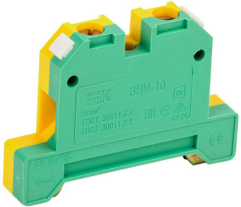 Зажим наборный ЗНИ-10PEN 10кв.мм (JXB-земля) IEK YZN20-010-K52 Зажим наборный ЗНИ-10PEN 10кв.мм (JXB-земля) IEK YZN20-010-K52