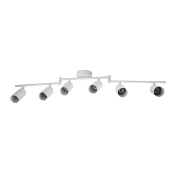 Светильник PCL-0606 6xGU10 IP20 230В WH настен./потолочн. декор. под лампу JazzWay 5066786