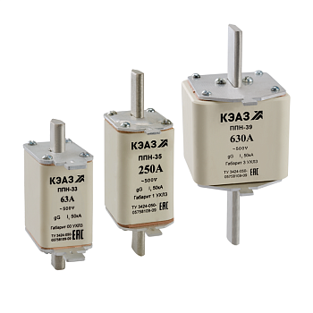 Вставка плавкая ППН 37 250А X0 габарит 2 УХЛ3 КЭАЗ 111318 Вставка плавкая ППН 37 250А X0 габарит 2 УХЛ3 КЭАЗ 111318