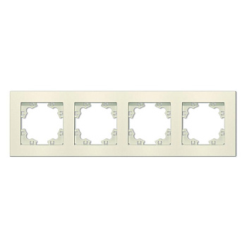 Рамка 4-м Афина универс. сл. кость (ivory) Universal A0046-I