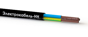 Провод ПВС 3х2.5 Ч (бухта) (м) ЭЛЕКТРОКАБЕЛЬ НН 00-00004874