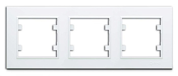 Рамка 3-м Karea горизонт. бел. Makel 56001703