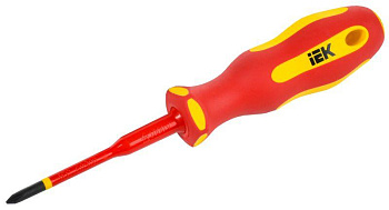 Отвертка диэлектрическая SLIM PH1х80 Т2 ARMA2L 5 IEK A2L5-SC31-T2-PH-10-080 Отвертка диэлектрическая SLIM PH1х80 Т2 ARMA2L 5 IEK A2L5-SC31-T2-PH-10-080