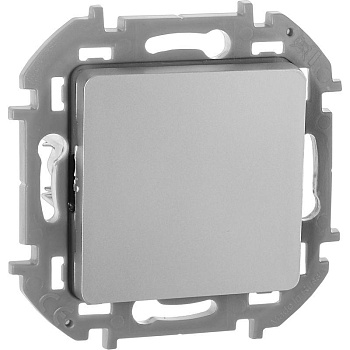 Механизм выключателя 1-кл. Inspiria 10А IP20 250В 10AX алюм. Leg 673602