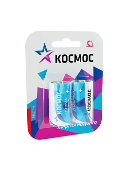 Элемент питания алкалиновый LR LR14 Максимум BP2 (блист.2шт) Космос KOCLR14MAX2BL Элемент питания алкалиновый LR LR14 Максимум BP2 (блист.2шт) Космос KOCLR14MAX2BL