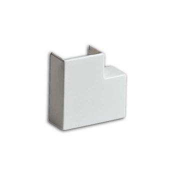 Угол плоский (поворот на 90град.) 25х16 бел. Ruvinil ПВР-25х16 Угол плоский (поворот на 90град.) 25х16 бел. Ruvinil ПВР-25х16