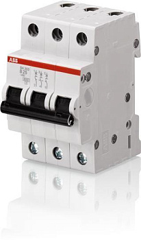 Выключатель автоматический модульный 3п C 10А 6кА SH203 C 10 ABB 2CDS213001R0104
