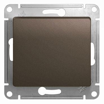 Механизм выключателя 1-кл. СП Glossa 10А IP20 (сх. 1) 10AX шоколад. SchE GSL000811